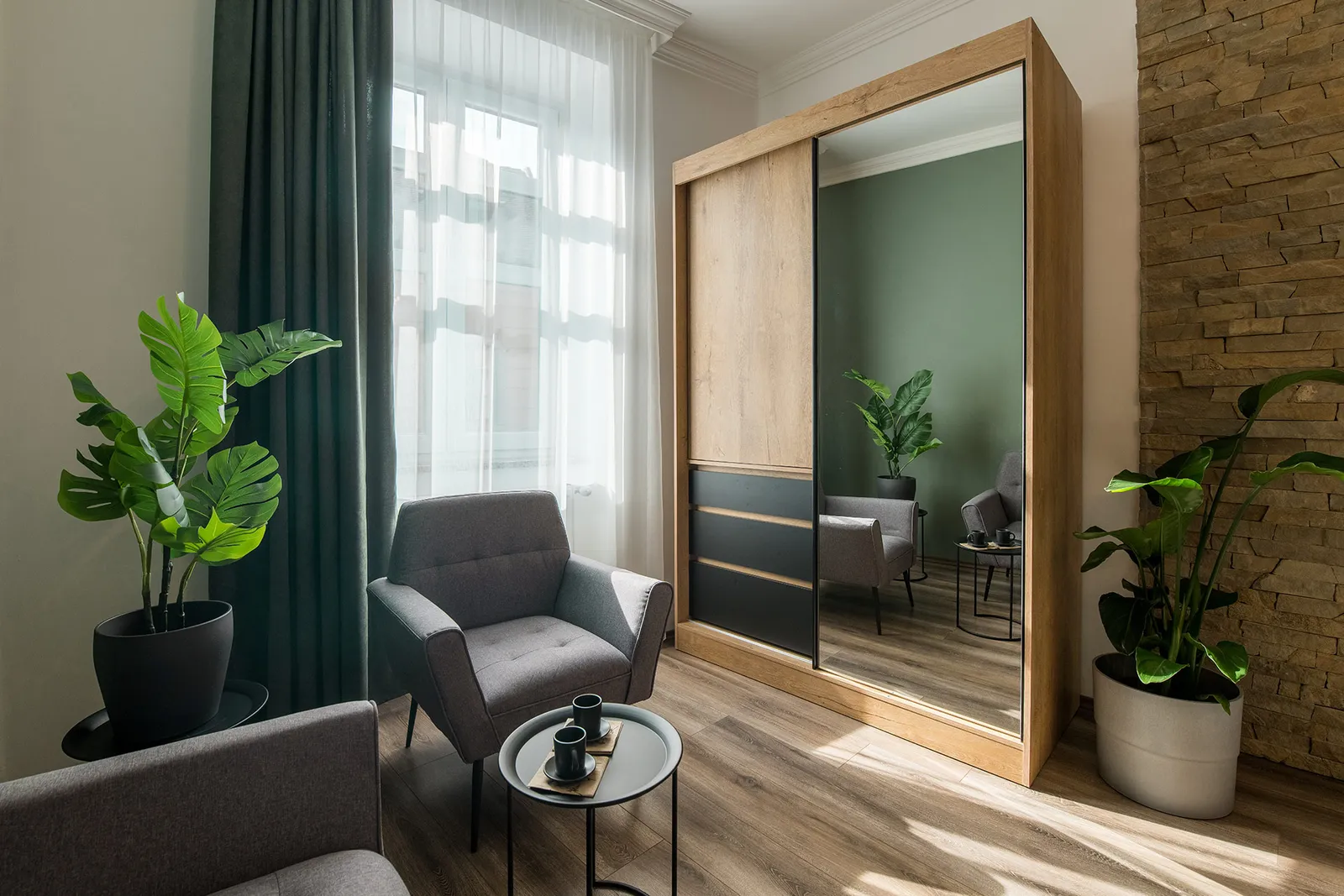 Bikavér Apartman — terasz / kerthasználat
