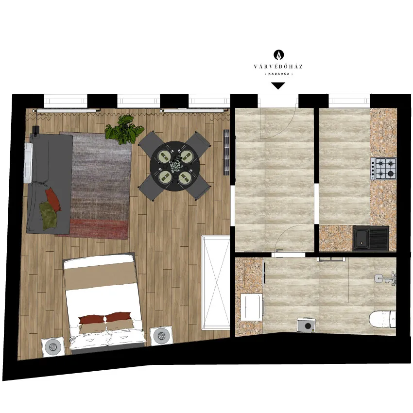 Kadarka Apartman alaprajz