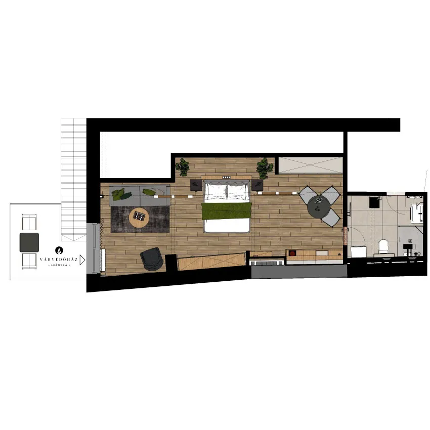 Leányka Apartman alaprajz